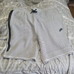 Nike Black and White Checkered Shorts